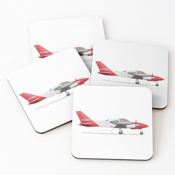 Item preview, CESSNA 310 designed and sold by Grubby Fingers Aircraft Illustration.