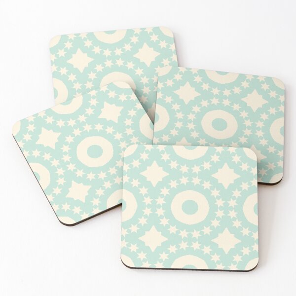 Item preview, Geometric Star Flower Pattern Artwork Nordic Color 01 designed and sold by Stefanie Boike.