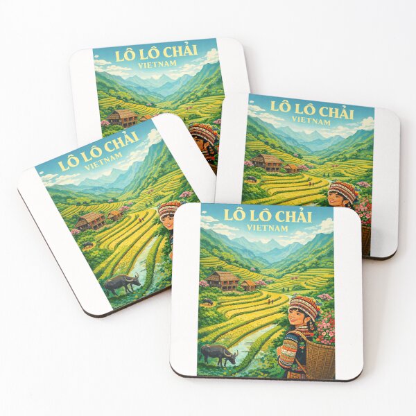 Item preview, Lo Lo Chai Vietnam Ha Giang Rice Terrace Mountain Village designed and sold by Places On Earth.
