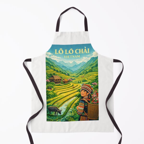 Item preview, Lo Lo Chai Vietnam Ha Giang Rice Terrace Mountain Village designed and sold by Places On Earth.