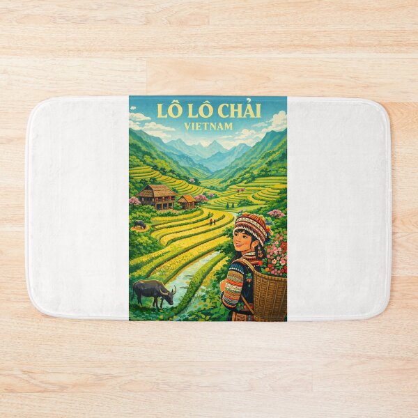 Item preview, Lo Lo Chai Vietnam Ha Giang Rice Terrace Mountain Village designed and sold by Places On Earth.