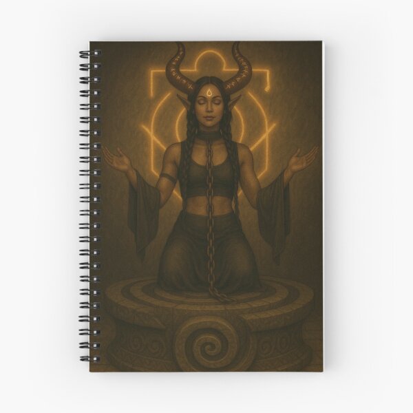 Item preview, Sacred Demon Ritual – Dark Feminine Power Symbolism designed and sold by TheLoopStories.