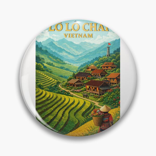 Item preview, Lo Lo Chai Vietnam Ha Giang Ethnic Village Rice Terraces designed and sold by Places On Earth.