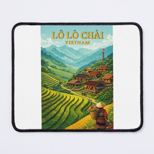 Item preview, Lo Lo Chai Vietnam Ha Giang Ethnic Village Rice Terraces designed and sold by Places On Earth.