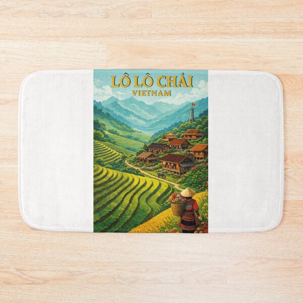 Item preview, Lo Lo Chai Vietnam Ha Giang Ethnic Village Rice Terraces designed and sold by Places On Earth.