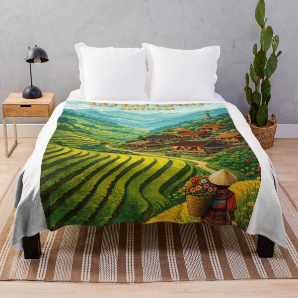 Item preview, Lo Lo Chai Vietnam Ha Giang Ethnic Village Rice Terraces designed and sold by Places On Earth.