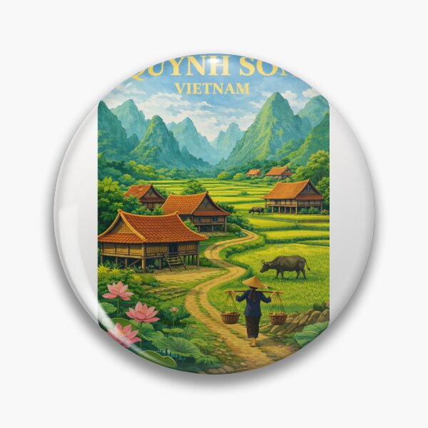 Item preview, Quynh Son Vietnam Lang Son Valley Stilt House Heritage Village designed and sold by Places On Earth.