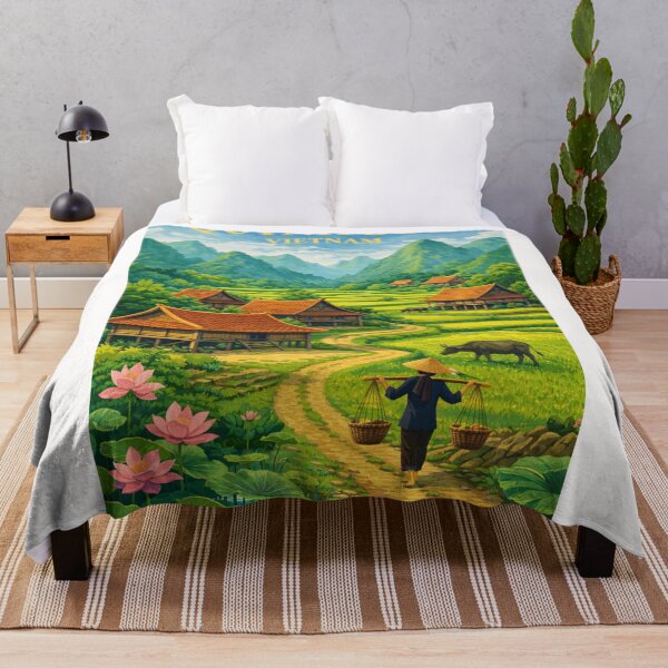 Item preview, Quynh Son Vietnam Lang Son Valley Stilt House Heritage Village designed and sold by Places On Earth.