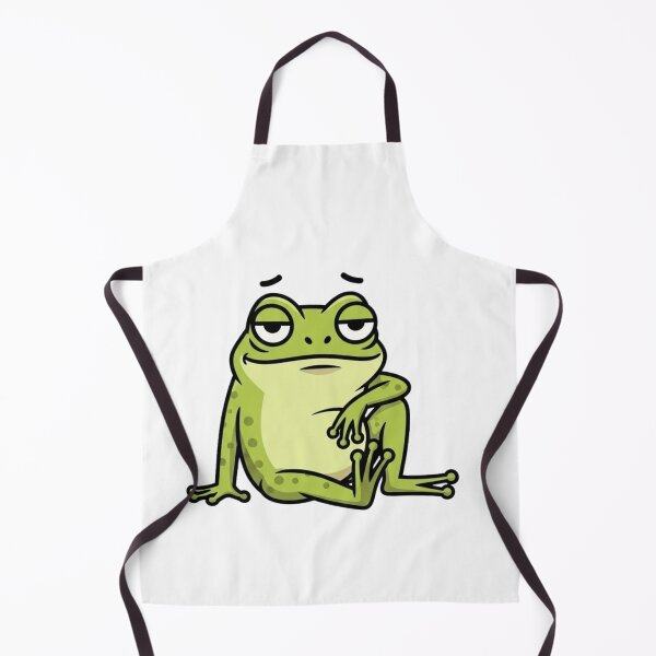Item preview, Done With Everything Frog Sticker | Unimpressed Tired Frog Meme Cartoon designed and sold by MMK1SHOP.