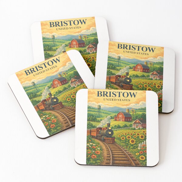 Item preview, Bristow United States Oklahoma Prairie Railroad Farm Heritage Town designed and sold by Places On Earth.