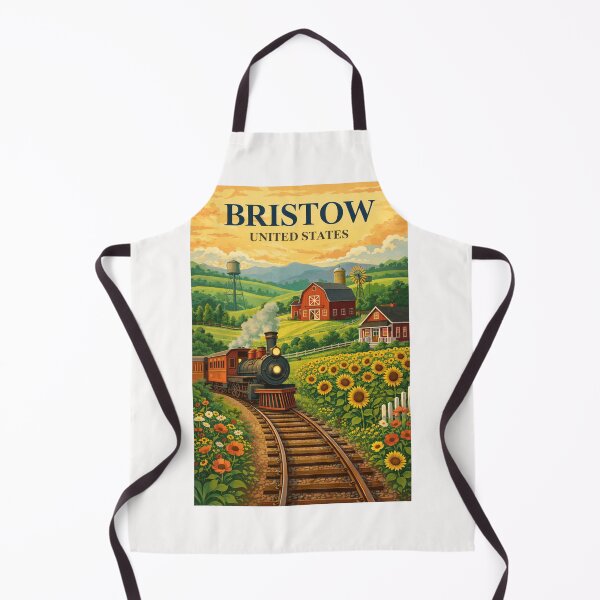 Item preview, Bristow United States Oklahoma Prairie Railroad Farm Heritage Town designed and sold by Places On Earth.