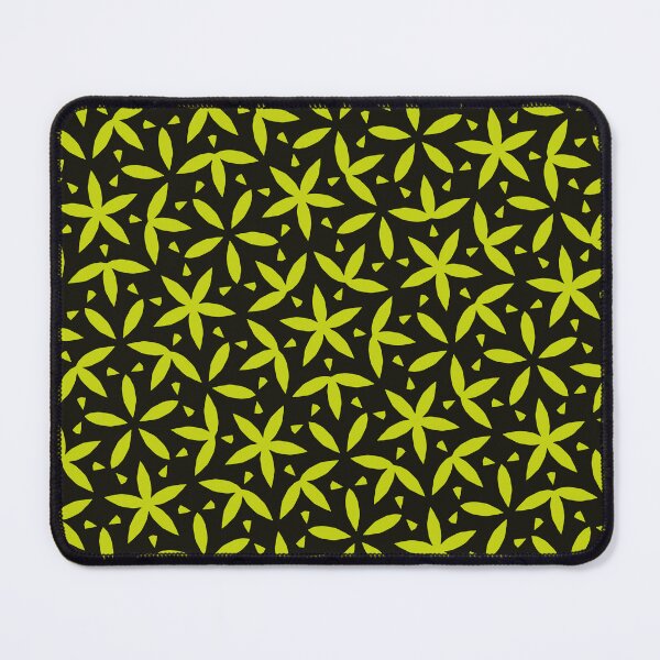 Item preview, Modern Flower Pattern Artwork 02 Color 03 black & yellow designed and sold by Stefanie Boike.