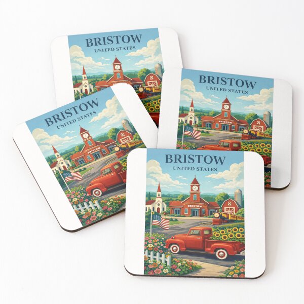 Item preview, Bristow Oklahoma Route 66 Railroad Depot Sunflower Farm Heritage Town designed and sold by Places On Earth.