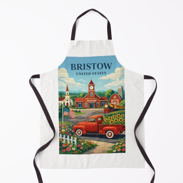 Item preview, Bristow Oklahoma Route 66 Railroad Depot Sunflower Farm Heritage Town designed and sold by Places On Earth.