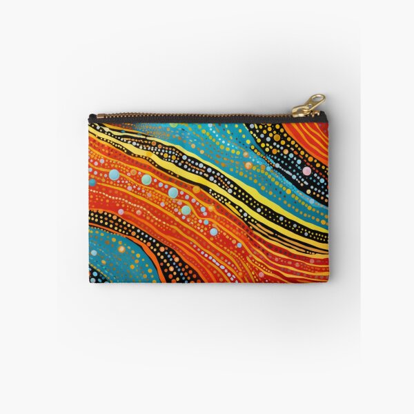 Item preview, Aboriginal Inspired Dot Art - Water and Lava Rivers designed and sold by GrinGalore.