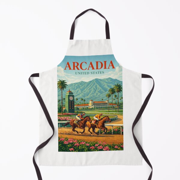 Item preview, Arcadia California Santa Anita Derby Thoroughbred Racing San Gabriel Mountains designed and sold by Places On Earth.