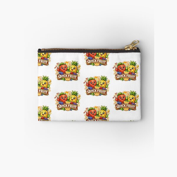 Item preview, Quick Fruit Cute Sticker | Funny Kawaii Strawberry Pineapple Design | Fresh Fruit Cartoon Sticker designed and sold by Ishratparween11.