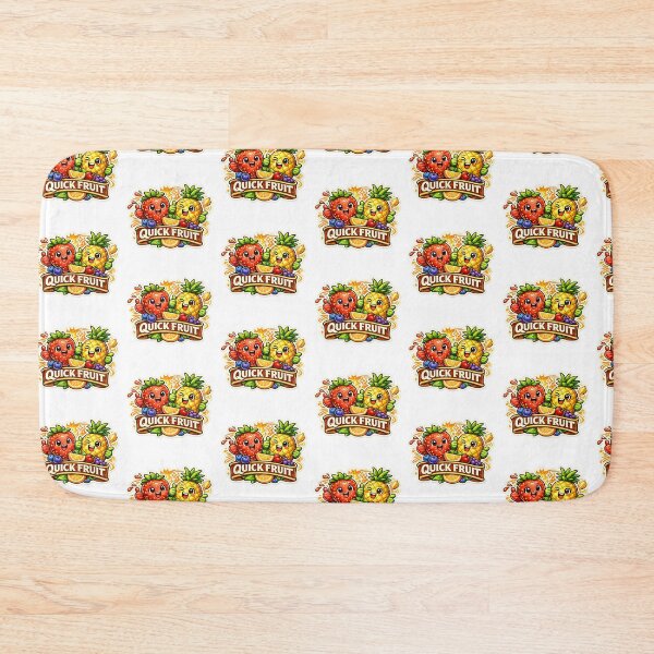 Item preview, Quick Fruit Cute Sticker | Funny Kawaii Strawberry Pineapple Design | Fresh Fruit Cartoon Sticker designed and sold by Ishratparween11.