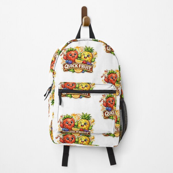 Item preview, Quick Fruit Cute Sticker | Funny Kawaii Strawberry Pineapple Design | Fresh Fruit Cartoon Sticker designed and sold by Ishratparween11.