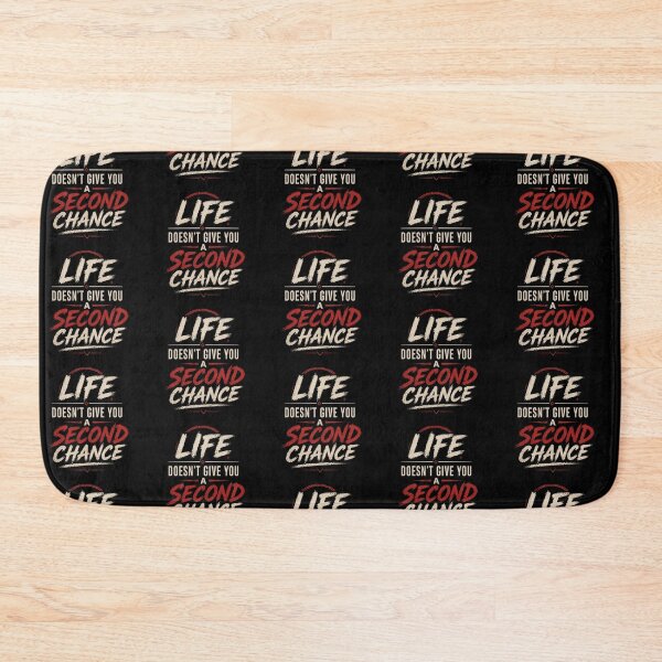 Item preview, life doesn't  give second chance  designed and sold by Varuun29.