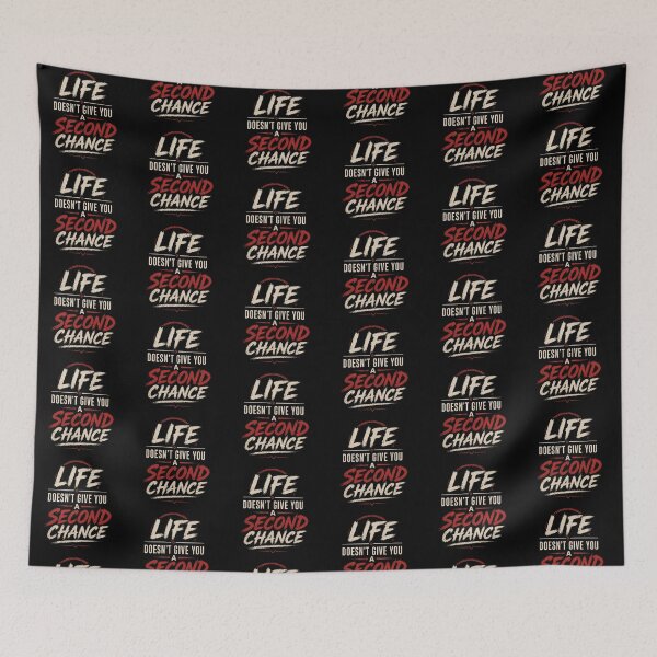 Item preview, life doesn't  give second chance  designed and sold by Varuun29.