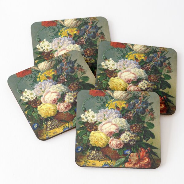 Item preview, Flowers by Emily Stannard (c. 1870) // Public Domain designed and sold by Vernissage-dart.