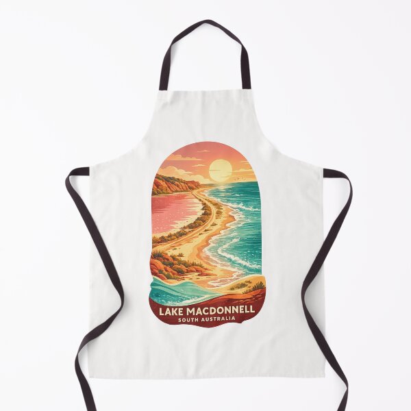 Item preview, Lake MacDonnell South Australia Eyre Peninsula Pink Lake Coastline designed and sold by Places On Earth.