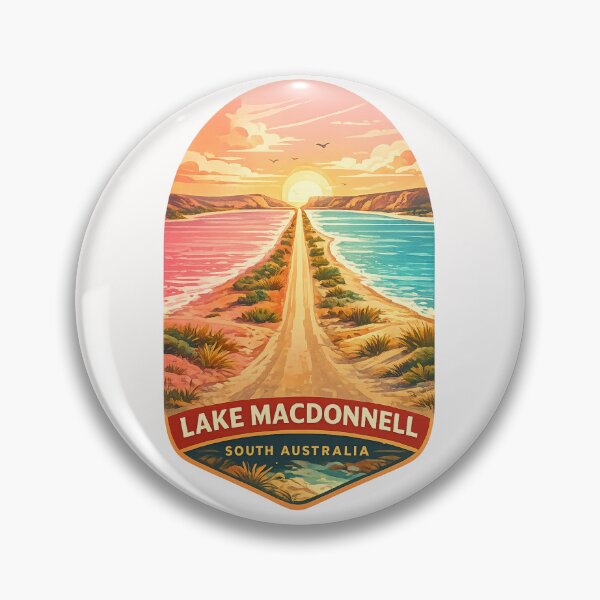 Item preview, Lake MacDonnell South Australia Penong Pink Lake Nullarbor Scenic Route designed and sold by Places On Earth.