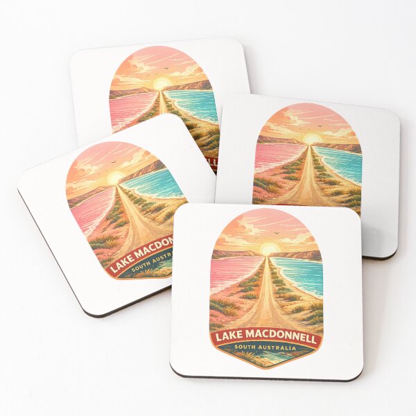 Item preview, Lake MacDonnell South Australia Penong Pink Lake Nullarbor Scenic Route designed and sold by Places On Earth.