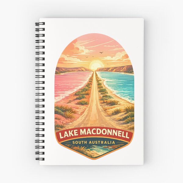 Item preview, Lake MacDonnell South Australia Penong Pink Lake Nullarbor Scenic Route designed and sold by Places On Earth.