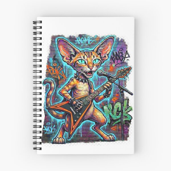 Item preview, Ginger cat guitarist. designed and sold by design7mylavica.