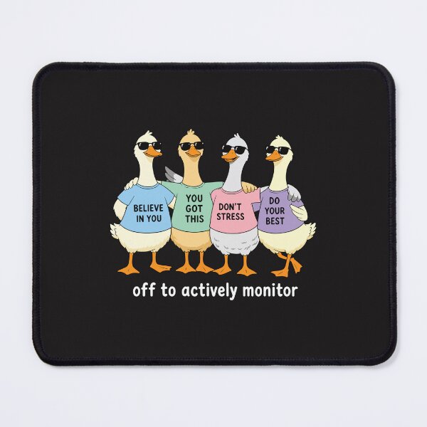 Item preview, Test Day Off To Actively Monitor Funny Teacher Goose State Testing Graphic designed and sold by kiralynstration.