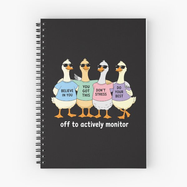 Item preview, Test Day Off To Actively Monitor Funny Teacher Goose State Testing Graphic designed and sold by kiralynstration.