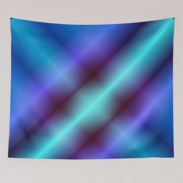 Item preview, Blue Neon Wave Glow Phone Case designed and sold by IntelliMindDesigns.
