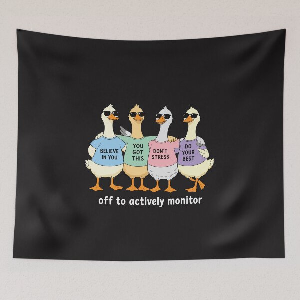 Item preview, Test Day Off To Actively Monitor Funny Teacher Goose State Testing Graphic designed and sold by kiralynstration.