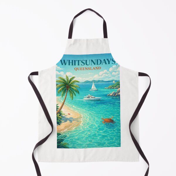 Item preview, Whitsundays Queensland Great Barrier Reef Whitehaven Beach Island Passage designed and sold by Places On Earth.