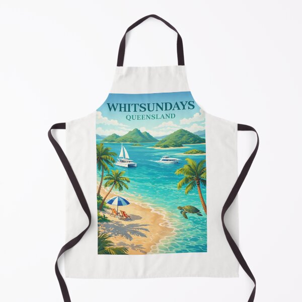Item preview, Whitsundays Queensland Whitehaven Beach Coral Sea Hamilton Island Lagoon designed and sold by Places On Earth.