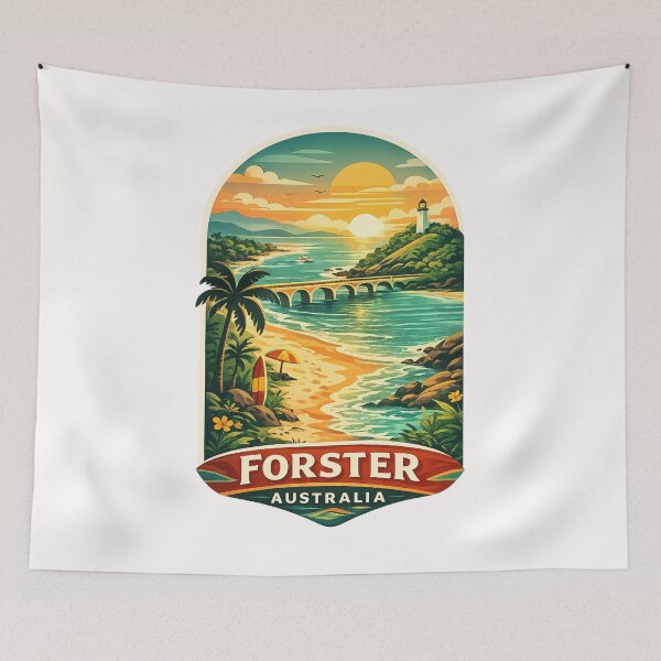 Item preview, Forster New South Wales Cape Hawke Wallis Lake Coastal Heritage designed and sold by Places On Earth.