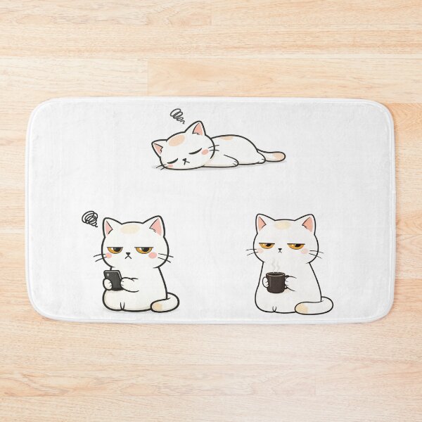Item preview, MinimalCat — Different Moods | Cute Minimalist Cat Design designed and sold by Llumi Aurelia .