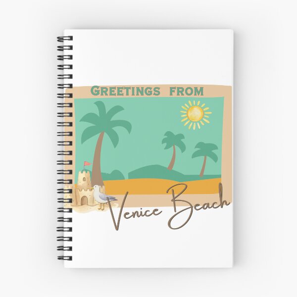 Item preview,  Greetings From Venice Beach California — Retro Vintage Beach Postcard Design designed and sold by DonnaRaine.