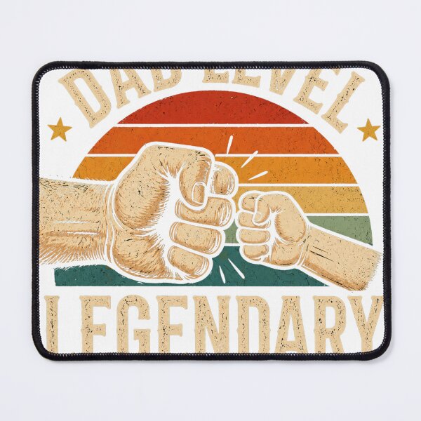 Item preview, Dad Level Legendary Since Day One Funny Father Retro T-Shirt designed and sold by AdrianRusetelu.