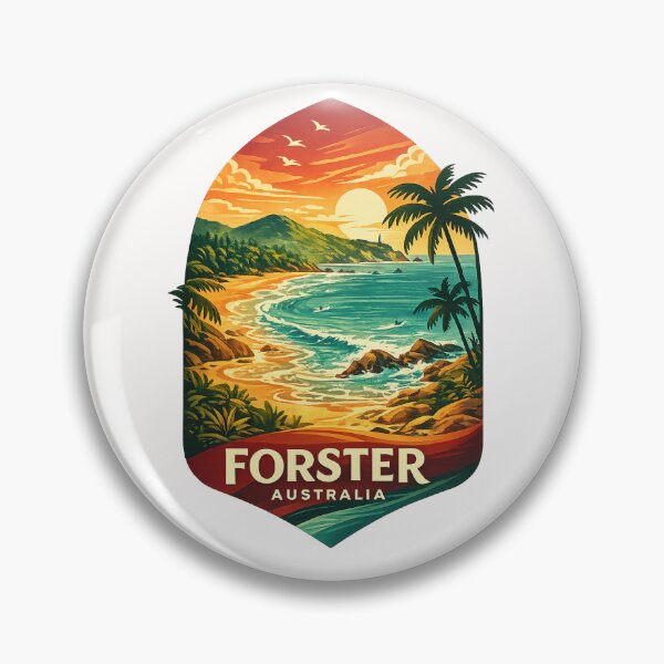 Item preview, Forster New South Wales Wallis Lake Tuncurry Pacific Palms Coastline designed and sold by Places On Earth.