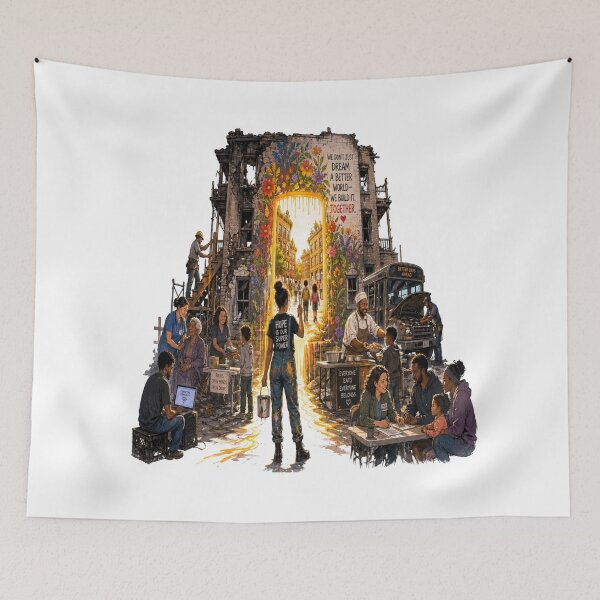 Item preview, Doorway of Hope Motivation Art designed and sold by InkNovaLab.