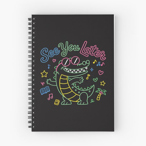 Item preview, See You Later Teacher Summer Alligator Funny Last Day Of School Kids Graphic designed and sold by kiralynstration.