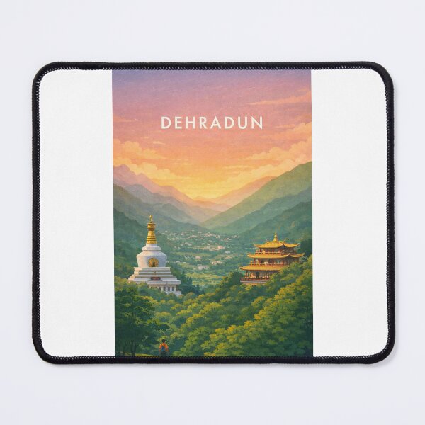 Item preview, Dehradun Uttarakhand Mussoorie Himalayan Valley Buddhist Heritage designed and sold by Places On Earth.