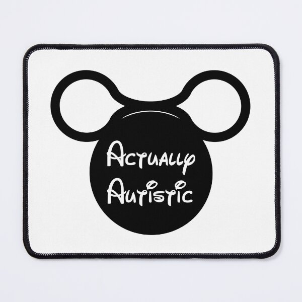 Item preview, ndvh Actually Autistic (ears) designed and sold by Nik’s T-Shirts.