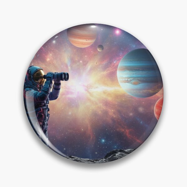 Item preview, Astronaut in the cosmic panorama designed and sold by Sigtrix.
