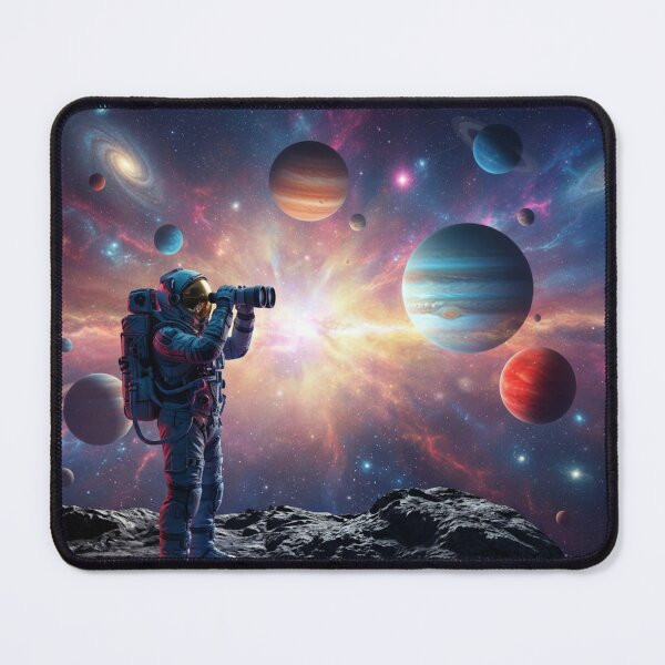Item preview, Astronaut in the cosmic panorama designed and sold by Sigtrix.