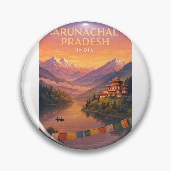 Item preview, Arunachal Pradesh India Tawang Himalaya Brahmaputra Monastery Heritage designed and sold by Places On Earth.