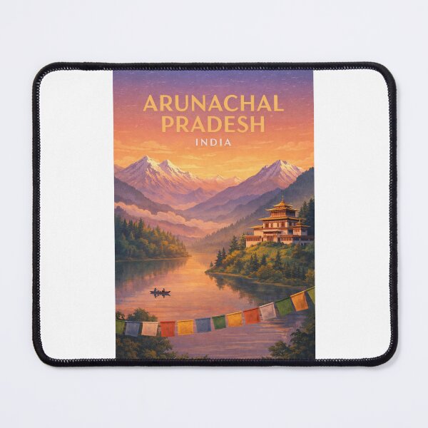 Item preview, Arunachal Pradesh India Tawang Himalaya Brahmaputra Monastery Heritage designed and sold by Places On Earth.